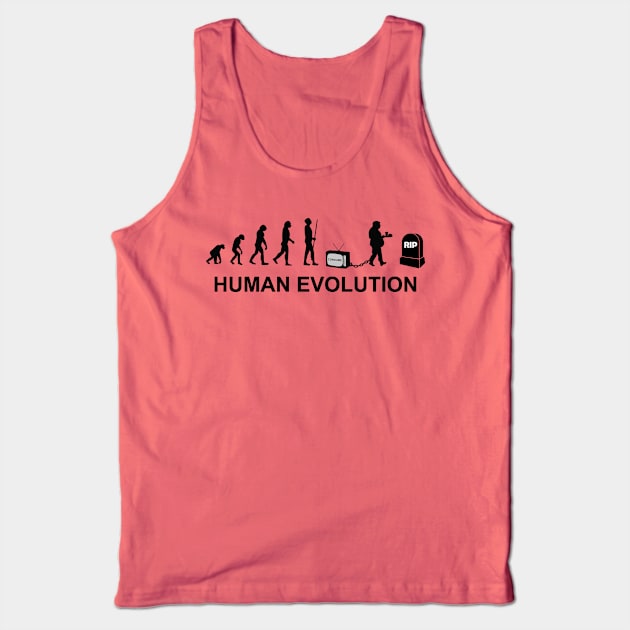 Human Evolution Tank Top by TheManyFaced